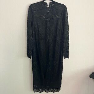 SHEIN Curve Lace Bodycon Dress